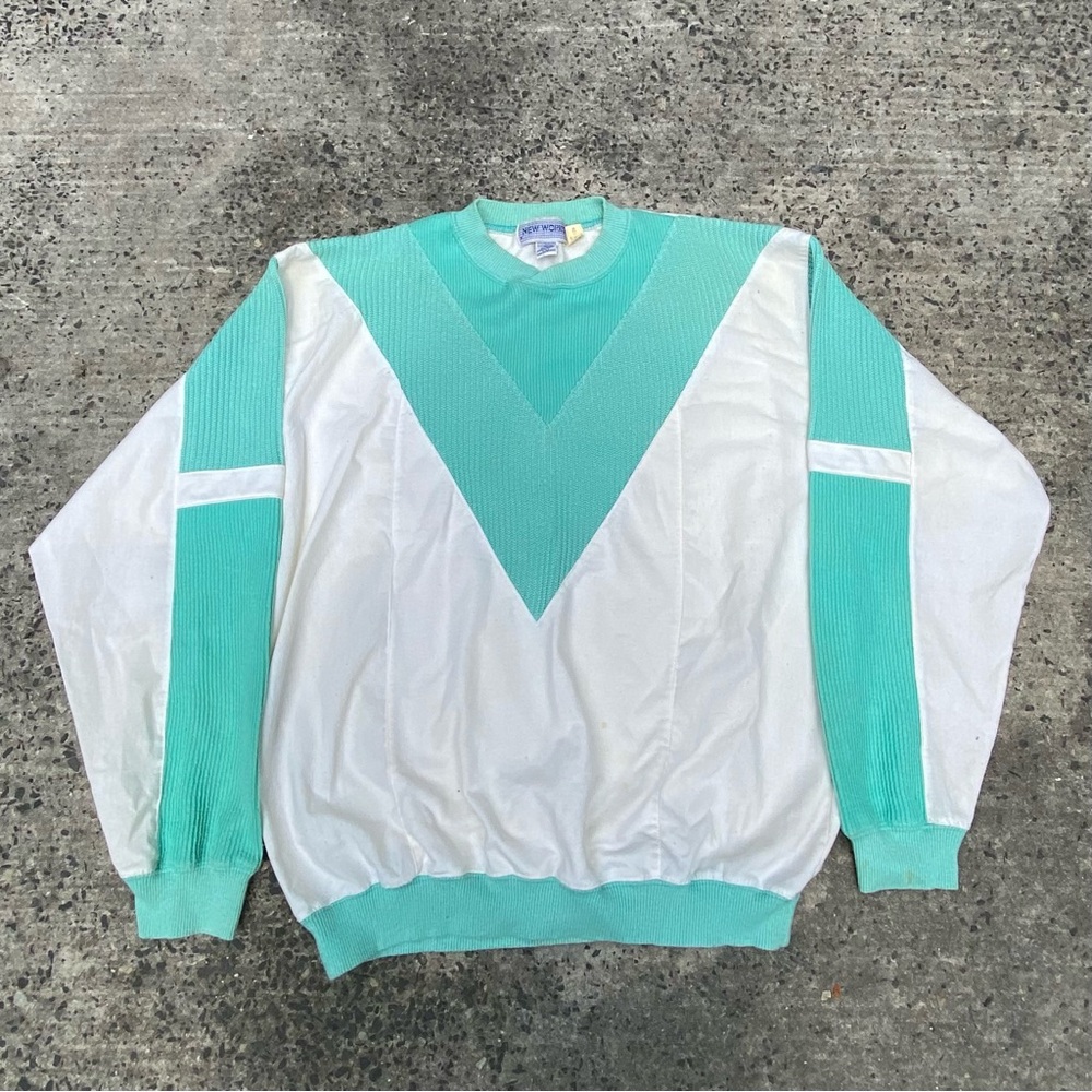 Vintage 90s Bachrach like crewneck sweater